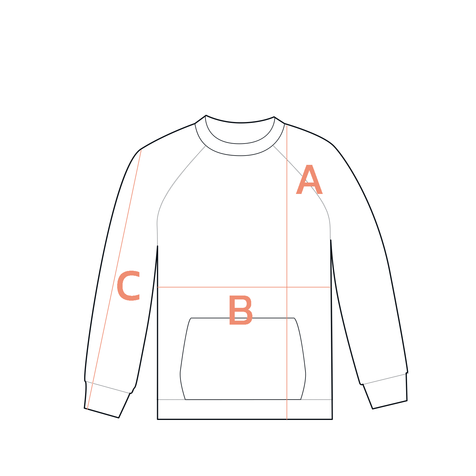اندازه دورس زنانه